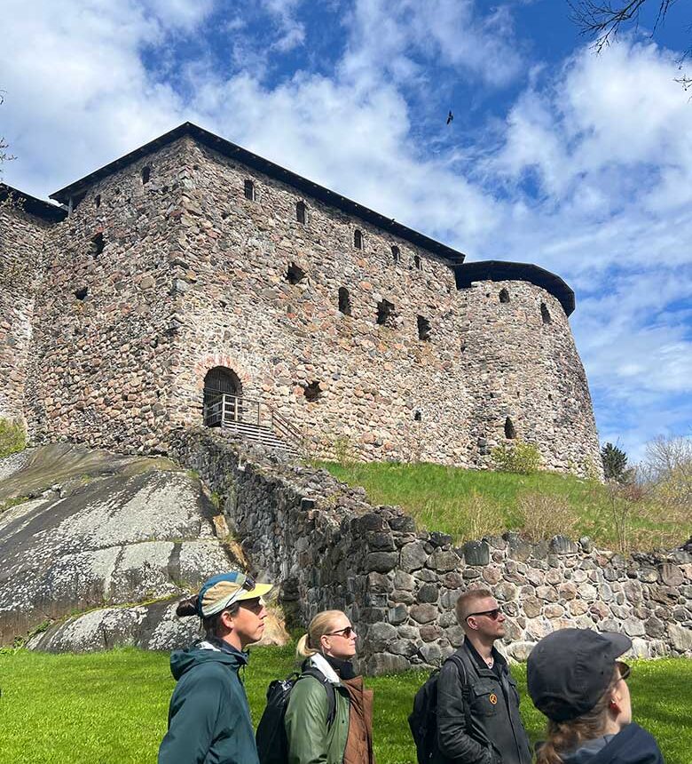 people on raasepori castle finland