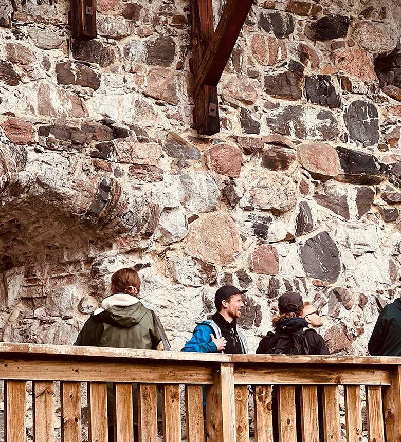 raasepori castle ruins inside